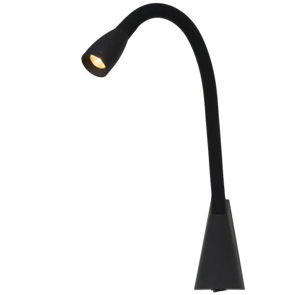 Lucide GALEN-LED - Bettlampe / Wandleuchte - LED - 1x3W 3000K - Schwarz - detail 3